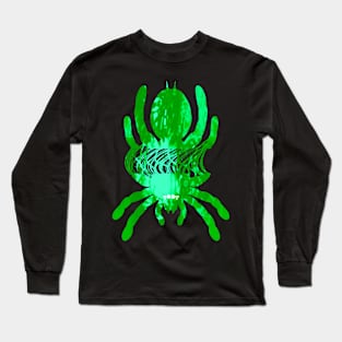 Tarantula Silhouette 55 (Tie Dye) Long Sleeve T-Shirt